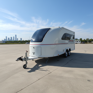 Vente en gros de <span class=keywords><strong>camping</strong></span>-<span class=keywords><strong>car</strong></span> remorquable léger et moderne Xishunlong Xinghui, châssis haute résistance à double essieu anti-oscillation, 4 personnes, complet - Product Image 1