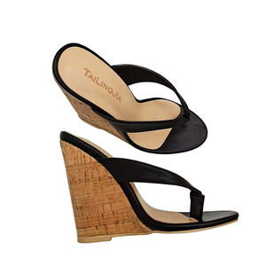 <span class=keywords><strong>Mules</strong></span> Compensées <span class=keywords><strong>en</strong></span> Liège et <span class=keywords><strong>Bois</strong></span> Stylées 2020 pour Femmes – Tongs et Sandales - Product Image 2