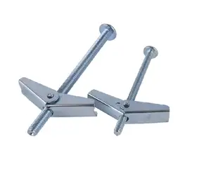 High Quality Wing Anchor Bolt Zinc Plated Steel Spring Toggle Anchor Bolt M6/M8 Toggle Bolt With Wing Nut