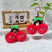Porte-clés Pompon Fruits Avocat Banane Mangue Fraise Cerise Pompon Porte-clés Enfants Enfants Jouets en Peluche Porte-clés Carotte