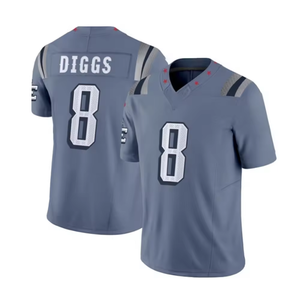 定制徽标新英格兰对手足球球衣 0 西奥多·克里斯蒂安·冈萨雷斯 10 德里克·梅耶 透气吸汗 100% 涤纶 - Product Image 2