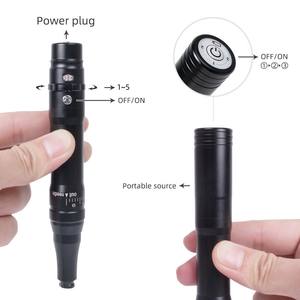 Microshading machine microblading <span class=keywords><strong>maquillage</strong></span> sourcils <span class=keywords><strong>semi</strong></span> <span class=keywords><strong>permanent</strong></span> machine à tatouer avec contrôle de vitesse sans fil - Product Image 6