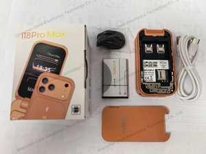 Telefono <span class=keywords><strong>cellulare</strong></span> pieghevole i18 Pro Max Dual SIM, molto venduto, con schermo da 1,8 pollici, telefono <span class=keywords><strong>cellulare</strong></span> sbloccato. - Product Image 2