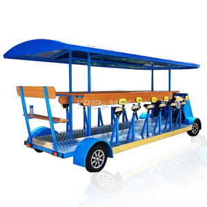 Vélo-bar électrique 12 places en acier pour visites touristiques, 21 vitesses avec frein à disque à pédale standard, à vendre - Product Image 2