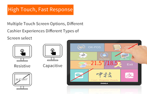 ZHONGJI <span class=keywords><strong>A21</strong></span> Kapazitives Touch-POS-Terminal mit Klappständer, Quad-Core Windows Kassensystem für den Einzelhandel - Product Image 4
