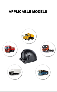 Caméra de tableau de bord étanche <span class=keywords><strong>pour</strong></span> voitures/bus/camions avec vision nocturne - Product Image 2