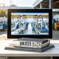 Tablette industrielle robuste de 17 pouces, haute luminosité HD, étanche IP66, sans ventilateur, intégrée, 9-36V