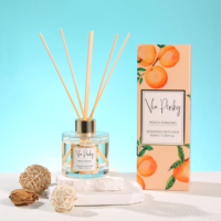Diffuseur d'ambiance de luxe 100 ml aux senteurs naturelles de pêche, ensemble diffuseur à bâtonnets – Meilleures ventes