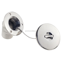 Coude en acier inoxydable 316 pour bouchon de réservoir de carburant et entrée d'eau, pièces et accessoires marins, quincaillerie de yacht