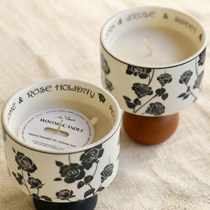 Velas Aromáticas Personalizadas al por Mayor, Calidad Premium, Fragancia Duradera, Vela Aromática de Cerámica, Vela Aromática de Cera de Soja Natural - Product Image 6