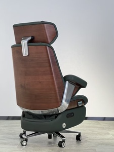 Intelligenter Elektrischer Massage-Chefsessel - Echtes Leder, 6-Tasten Handbedienung, Ganzkörper-Airbag & Belüftung Funktionaler Chef-Stuhl - Product Image 4