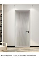 Porte intérieure moderne minimaliste en bois composite massif, insonorisée, écologique, peinte, pour chambre, autres portes