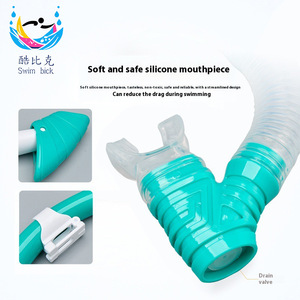 Ensemble masque et tube respiratoire pour enfants, deux fenêtres en plastique anti-buée pour les sports nautiques, à partir de 6 ans - Product Image 5