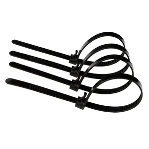 Herramienta de sellado de plástico de alta calidad, bridas reutilizables extraíbles de nailon, 5x300mm, bridas de Cable resistentes