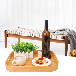 Bamboo Lacquer Modern-Style Hotel Serving <b>Tray</b> Living Room Tableware Eco-Friendly Food <b>Storage</b> <b>Trays</b> Easy to Clean - Product Image 3