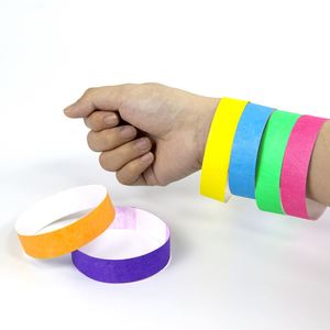 Bracelets colorés imperméables pour événements, jetables, en papier Tyvek, pour fêtes ou festivals - Product Image 5