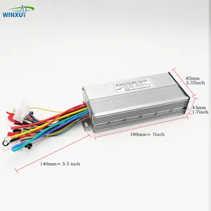 Preço de fábrica 36V 48V 60V 500W 30A Brushless DC Motor Drive Dual Mode Controlador Universal para Reparação Scooter Elétrica