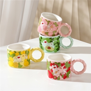 Creative Cartoon Design <b>Ceramic</b> <b>Mug</b> Office Water Cup Coffee <b>Mug</b> Tea and Coffee Cups for Events or Gifts - Product Image 5