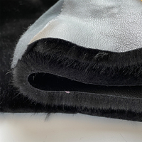 Fabrik Großhandel Luxus PU Bonded Heavy Weight Kunst pelz Stoff für Winter mode Mantel Achsel zucken Polyester PU Bonded Fur Stoff