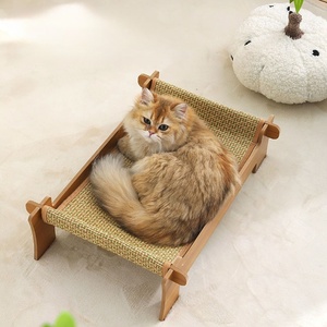 Mur d'escalade mural moderne et luxueux pour chats, avec griffoirs en sisal et maisonnette <span class=keywords><strong>à</strong></span> griffer – Vente en gros - Product Image 3