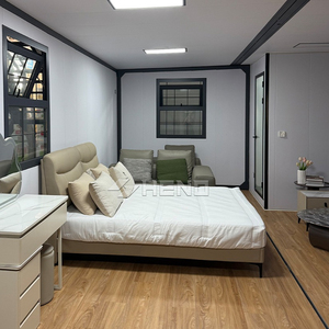 <span class=keywords><strong>Maison</strong></span> conteneur extensible de 40 pieds sur 20 pieds, villa préfabriquée prête à l'emploi, étanche et ignifuge - Product Image 6