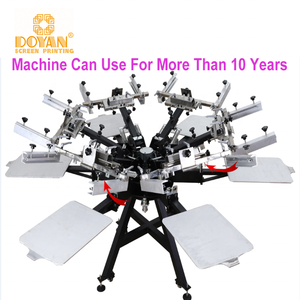 Hướng dẫn sử dụng micro đăng ký máy in bạch tuộc phẳng 6 màu 6 trạm Áo Thun máy in màn hình quay - Product Image 3