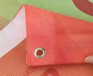 Fade-Proof Waterproof Breathable National Flag Design Mesh Vinyl <b>Banner</b> for Football Match Team Support Bulk Order Available - Product Image 2