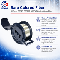 KEXINT 0.25mm G657A2 G657A1 G652D Single-mode Multi-mode Coloring Bare Cable Color Glass Optical Fiber