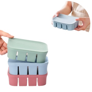 Conteneur de stockage d'aliments pour bébé en silicone de qualité alimentaire réutilisable avec couvercle, moules à glaçons et plateaux de congélation, sans BPA, passe au lave-vaisselle - Product Image 1