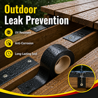 Ruban d'étanchéité en butyl pour poutres, protection de terrasses en bois, largeur et emballage personnalisés, vente en gros