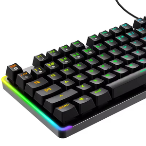 68-<b>Key</b> RGB Mechanical Gaming Keyboard with Three Mode Hot-Swap Blue Switches mechanical keyboard switches - Product Image 3
