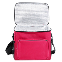 Sac isotherme personnalisé de grande capacité 600D avec motif de lettres, étanche, isolé, à panneau solaire, fermeture éclair, imperméable