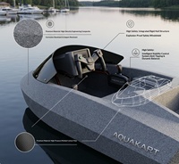 Bateau électrique de qualité commerciale pour karting |   Bateau de course aquatique durable F pour les attractions touristiques
