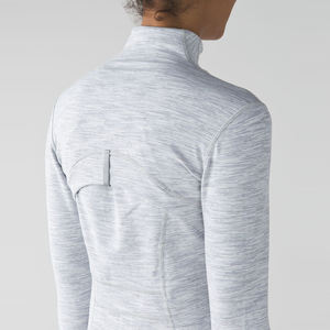 Veste de yoga tricotée pour femme à manches longues, imperméable et coupe-vent, respirante, avec fermeture éclair, pour l'entraînement physique - Product Image 5