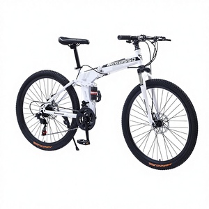 VTT tout <span class=keywords><strong>suspendu</strong></span> pour adultes, vélo pliable tout-terrain avec absorption des chocs et vitesses variables pour les trajets domicile-travail et l'école - Product Image 1