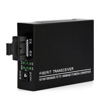Convertisseur de média fibre optique monomode Gigabit 1000 Mbps NETLINK HTB-GS-03A 3KM avec port SC UPC et Ethernet RJ45 FTTH