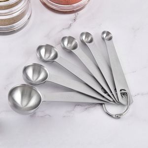 ชุดช้อนสแตนเลสและถ้วยตวงสำหรับทำอาหาร DIY และวัดปริมาณส่วนผสมของเหลว - Product Image 5