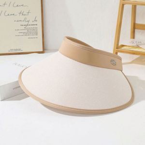 Sombrero de sol de ala ancha hueco para ciclismo para mujer, novedad 2025, gorra de verano con visera para playa y protección UV para exteriores - Product Image 5