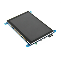 Écran LCD Keyang 5 pouces pour Raspberry Pi (modèle HDMI5LCD) - Compatible avec 3B+/4B, écran tactile capacitif USB