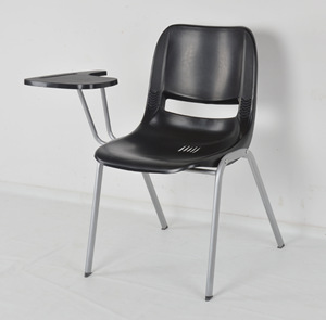 Chaise de bureau, de formation ou de conférence ergonomique empilable avec dossier monobloc en PP, style nordique moderne - Product Image 6