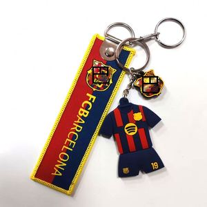 Colgante de PVC con la bandera del FC Barcelona, Brasil, Argentina, España, Portugal, para aficionados al fútbol, regalo, juguete - Product Image 1