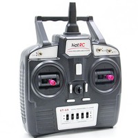 Hotrc KT-6A Avions Rc Télécommande Fpv Émetteur et Récepteur pour Avion Rc et Contrôleur de Drone