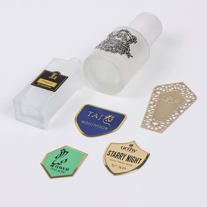 High Brightness Special Cut Metal Plates Custom Spin Grain Aluminum <b>Labels</b> for Computer Peripheral Branding - Product Image 5