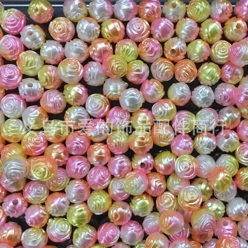Pink and yellow bicolor roses