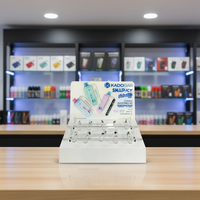 Support de présentation de comptoir en acrylique écologique personnalisé pour les appareils intelligents, les produits électroniques, utilisation en intérieur pour les magasins de détail