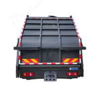 Nouveau camion compacteur de déchets diesel à chargement arrière pour rues urbaines compactes et gestion des déchets, compacteur de déchets diesel 4x2 manuel