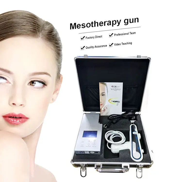 2024 Portable Mesotherapy For Whitening Electroporation Gun Facial Skin Treatment With 1pin Needle For Salon Equipment