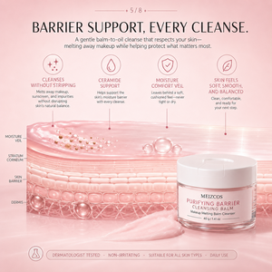 Baume Nettoyant Rose Marque Blanche 40g – Démaquillant Doux Baume-à-Huile pour le Visage – Hydratation Confort Quotidien - Product Image 4