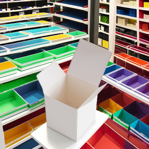 Tùy chỉnh 350GSM cao cấp hình vuông hộp giấy vàng lá 4C in ấn công nghiệp sử dụng bao bì Quà tặng khuyến mãi với hình vuông - Product Image 4