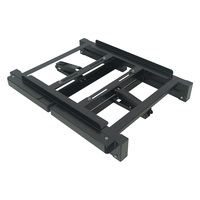 Witbee Neuer 304 Edelstahl Schwarz Pulverbeschichteter Verstellbarer Bienenstockständer Kompatibel mit 250-460mm Bienenstöcken 1 Jahr Garantie 6KG